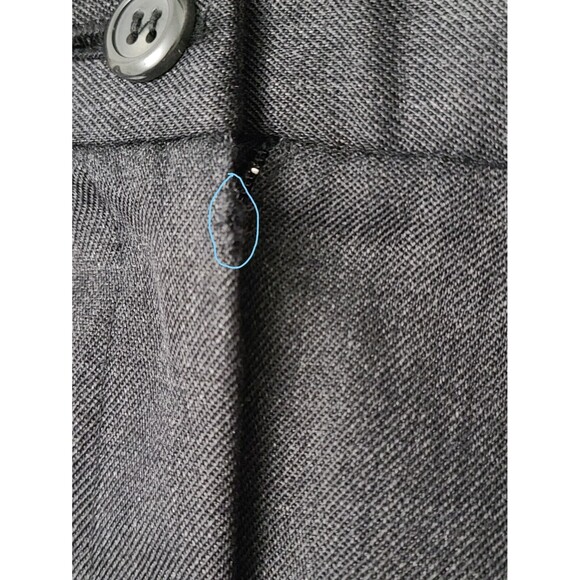 Pendleton Womens Wool High-Waist Tapered Dress Pants Size 14 Gray Pleated Front - Picture 7 of 7